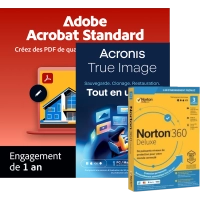 Acrobat Standard + Norton 360 Deluxe + Acronis Essentials