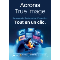 Acronis True Image Advanced 2026 | 5 PC | 1 An | 500 Go de sauvegarde dans le cloud