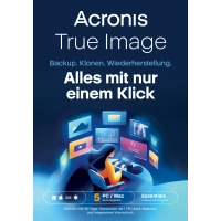 Acronis True Image Essentials 2026 | 5 PCs | 1 Jahr | Mobile/Tablet inklusive Acronis True Image Essentials 2026 | 5 PCs | 1 Jahr | Mobile/Tablet inklusive