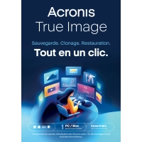 Acronis True Image Essentials 2026 | 1 PC | 1 an | Mobile/Tablette inclus Acronis True Image Essentials 2026 | 1 PC | 1 an | Mobile/Tablette inclus