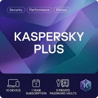 Kaspersky Plus | 10 Apparaten | 1 Jaar | 2026