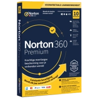 Norton 360 Premium | 10 Apparaten | 1 Jaar | 2026 | 75 GB Cloud backup