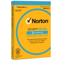 Norton Security Deluxe | 3 Apparaten | 1 Jaar | 2026 - Antivirus inbegrepen