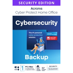 Acronis Cyber Protect Home Office - Security edition 2024 | 1 PC | 1 Jaar | 50 GB cloud back-up