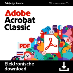 Adobe Acrobat Classic | 1 Gebruiker | 3 Jaar | Windows & macOS