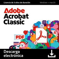 Adobe Acrobat Classic | 1 Usuario | 3 Años | Windows & macOS