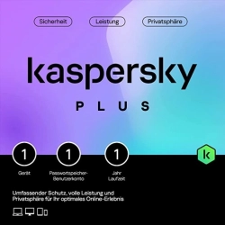 Kaspersky Plus 2026 | 1 Device | 1 Year | DACH | Successor of Kaspersky Internet Security