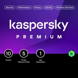 Kaspersky Premium | 10 Devices | 1 Year | 2026