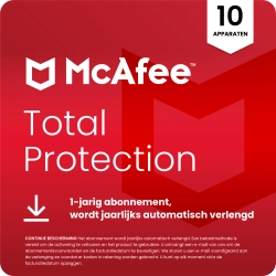 McAfee Total Protection 2026 | 10 Apparaten | 1 Jaar