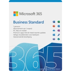 Microsoft 365 Business Standard | Maandabonnement | 1 Gebruiker | 15 Apparaten