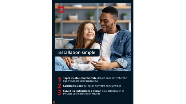 McAfee Total Protection 10 Appareils | incl. VPN | avec Acronis Backup