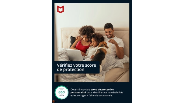 McAfee Total Protection 10 Appareils | incl. VPN | avec Acronis Backup