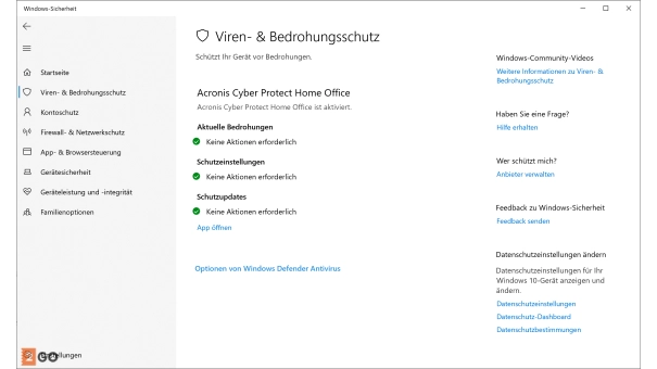Acronis Cyber Protect Home Office - Security edition 2024 | 1 PC | 1 Jahr | 50 GB Cloud-Backup