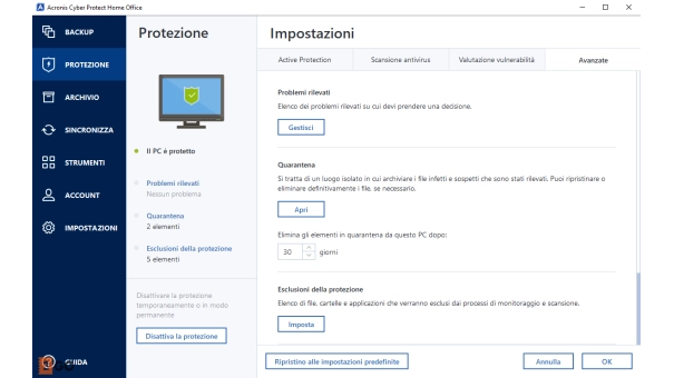 Acronis Cyber Protect Home Office - Security edition 2024 | 1 PC | 1 Anno | 50 GB cloud back-up