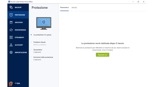 Acronis Cyber Protect Home Office - Security edition 2024 | 1 PC | 1 Anno | 50 GB cloud back-up