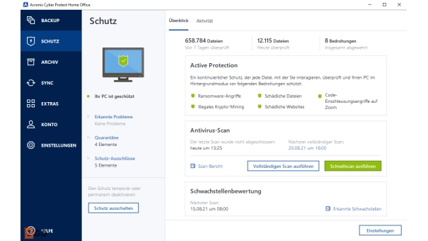 acronis cyber protect home office essentials