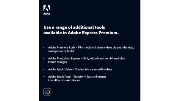 Adobe Express Premium | 1 Jaar | Windows | Mac | Android | iOS