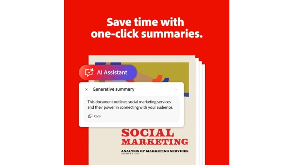 Adobe Acrobat Standard + AI Assistant | 1 Gebruiker | 1 Jaar