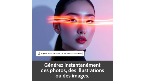 Adobe Firefly Standard | 1 an | 2000 crédits IA par mois