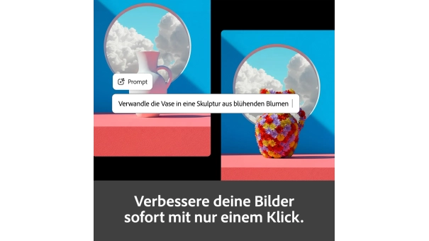 Adobe Firefly Standard | 1 Jahr | 2000 KI-Credits pro Monat
