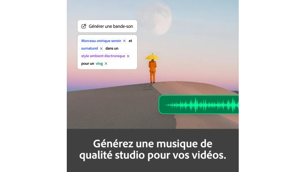 Adobe Firefly Standard | 1 an | 2000 crédits IA par mois