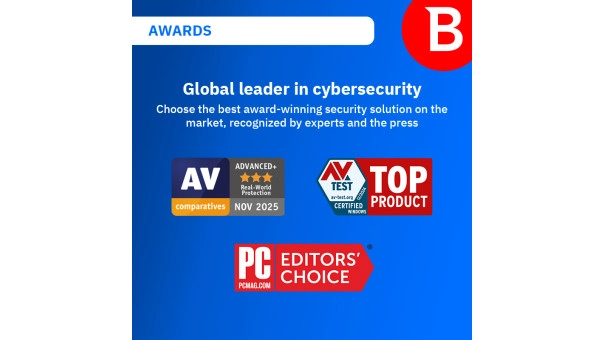 Bitdefender Antivirus Plus Multiplatform 2026 | 1 Device | 1 Year