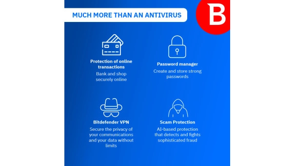 Bitdefender Premium Security Individual 2026 | 5 Devices | 1 Year