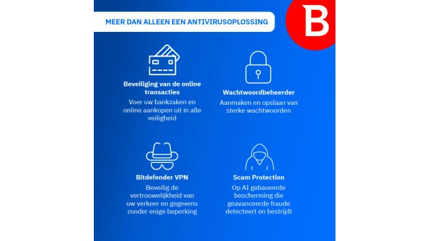 Bitdefender Premium Security Individual 2026 | 5 Apparaten | 1 Jaar