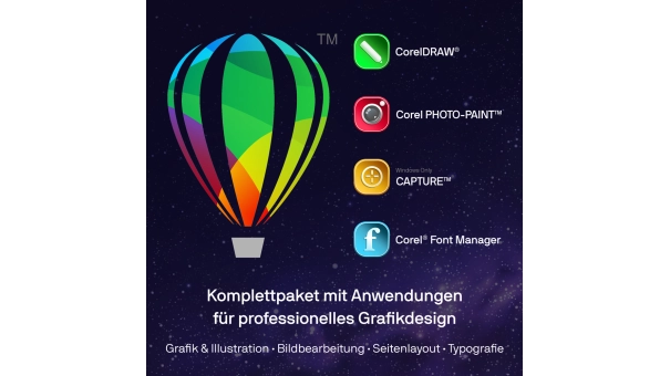 CorelDRAW Graphics Suite 2026 | Einmaliger Kauf | Windows & Mac