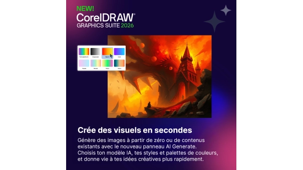 CorelDRAW Graphics Suite 365 | 1 an | Windows - Mac