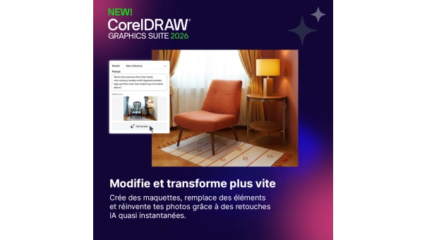 CorelDRAW Graphics Suite 365 | 1 an | Windows - Mac
