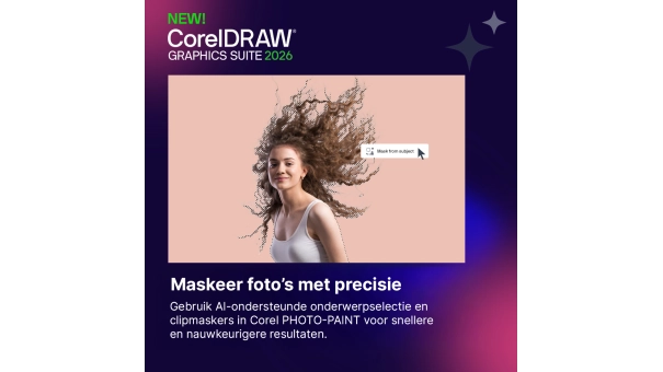 CorelDRAW Graphics Suite 365 | 1 jaar | Windows - Mac