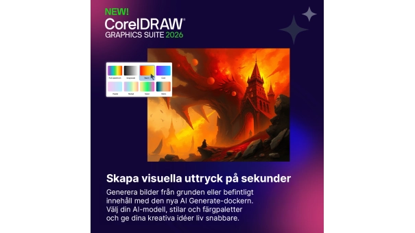 CorelDRAW Graphics Suite 365 | 1 år | Windows - Mac