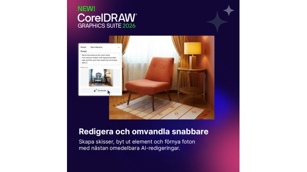 CorelDRAW Graphics Suite 365 | 1 år | Windows - Mac