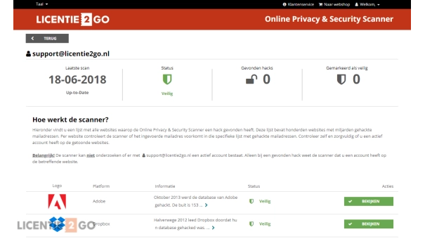 Online Privacy & Security Scanner