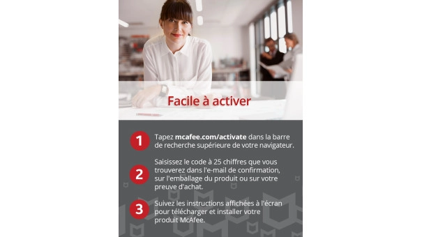 McAfee AntiVirus Plus 2024 | 3 appareils - 1 an