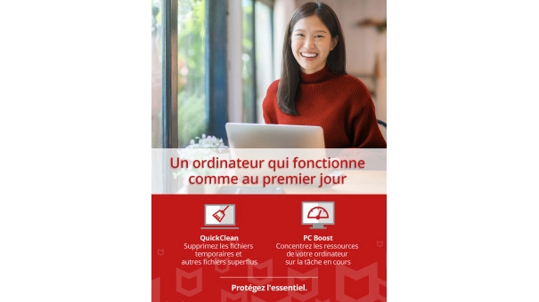 McAfee AntiVirus Plus 2024 | 3 appareils - 1 an