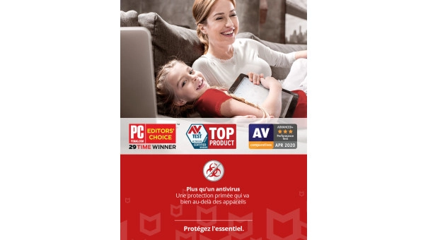 McAfee AntiVirus Plus 2024 | 3 appareils - 1 an