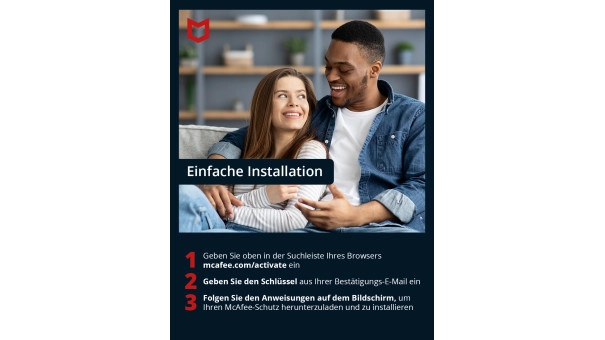 McAfee Total Protection 2026 + VPN | 10 Geräte | 1 Jahr | Windows - Mac - Android - iOS