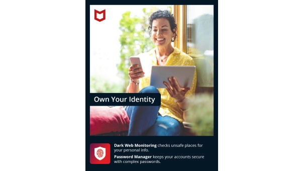 McAfee Total Protection 2026 + VPN | 10 Devices | 1 Year | Windows - Mac - Android - iOS