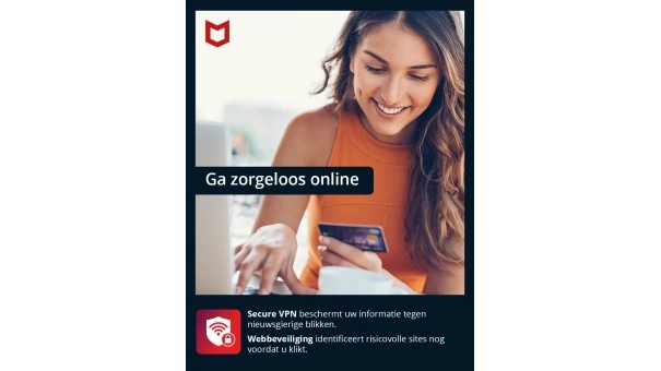 McAfee Total Protection 2026 + VPN | 10 Apparaten | 1 Jaar | Windows - Mac - Android - iOS