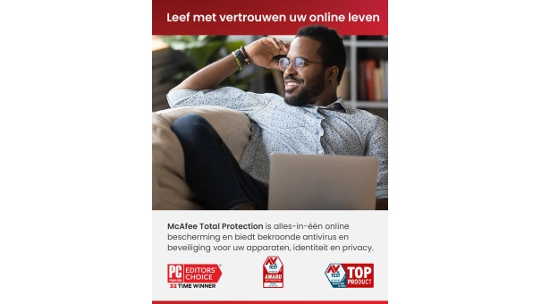 McAfee Total Protection 3 Apparaten | Met 250 GB Backup van Acronis