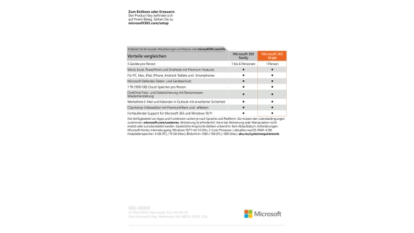 Microsoft 365 Personnel | 1 utilisateur - 1 an | Inclus mises à jour