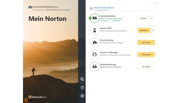 Norton 360 Advanced | 2026 | 10 Geräte | 1 Jahr | Mit 200 GB Cloud-Backup