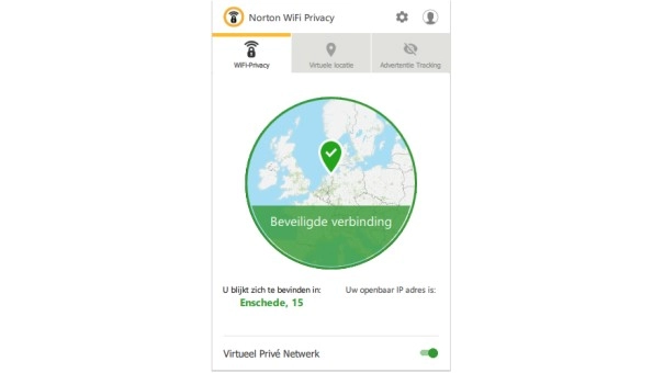 Norton WiFi Privacy (Secure VPN) | 1 Apparaat | 1 Jaar | 2026