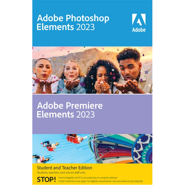 Adobe Photoshop Elements + Premiere Elements 2023 | Mac | Multilanguage | Student & Teacher edition