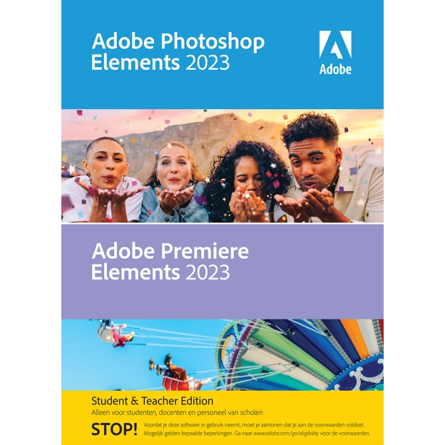 Adobe Photoshop Elements + Premiere Elements 2023 | Windows | Meertalig | Student & Teacher editie