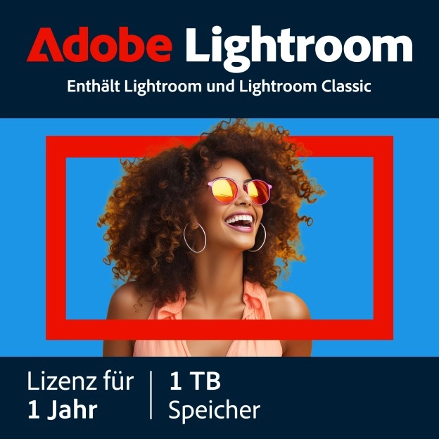 Adobe Lightroom CC | 1 Benutzer | 1 Jahr | 1TB Cloud-Speicher