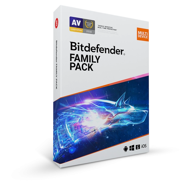 Bitdefender Family Pack 2026 | 15 Appareils | 1 an | Renouvellement automatique