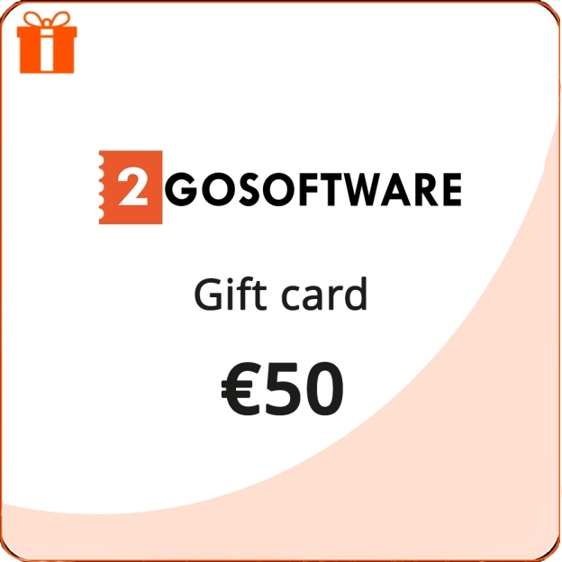 2GO Software | Universal Gift Card | €50